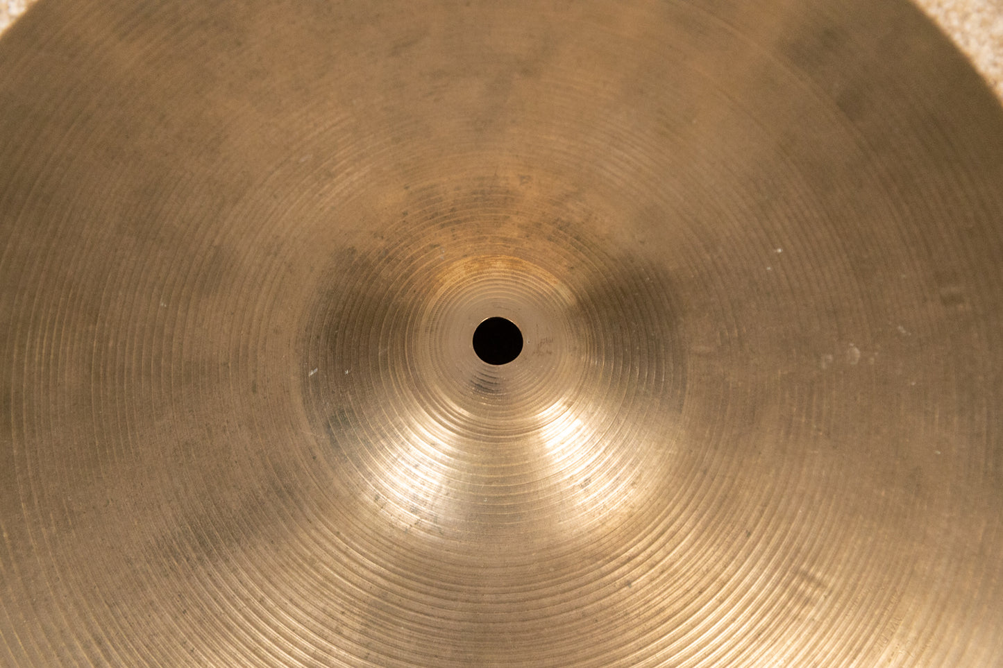 1970s Zildjian 14" Thin Stamp Hi Hat Cymbals 1079g