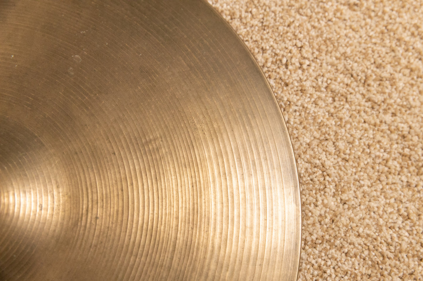 1970s Zildjian 14" Thin Stamp Hi Hat Cymbals 1079g