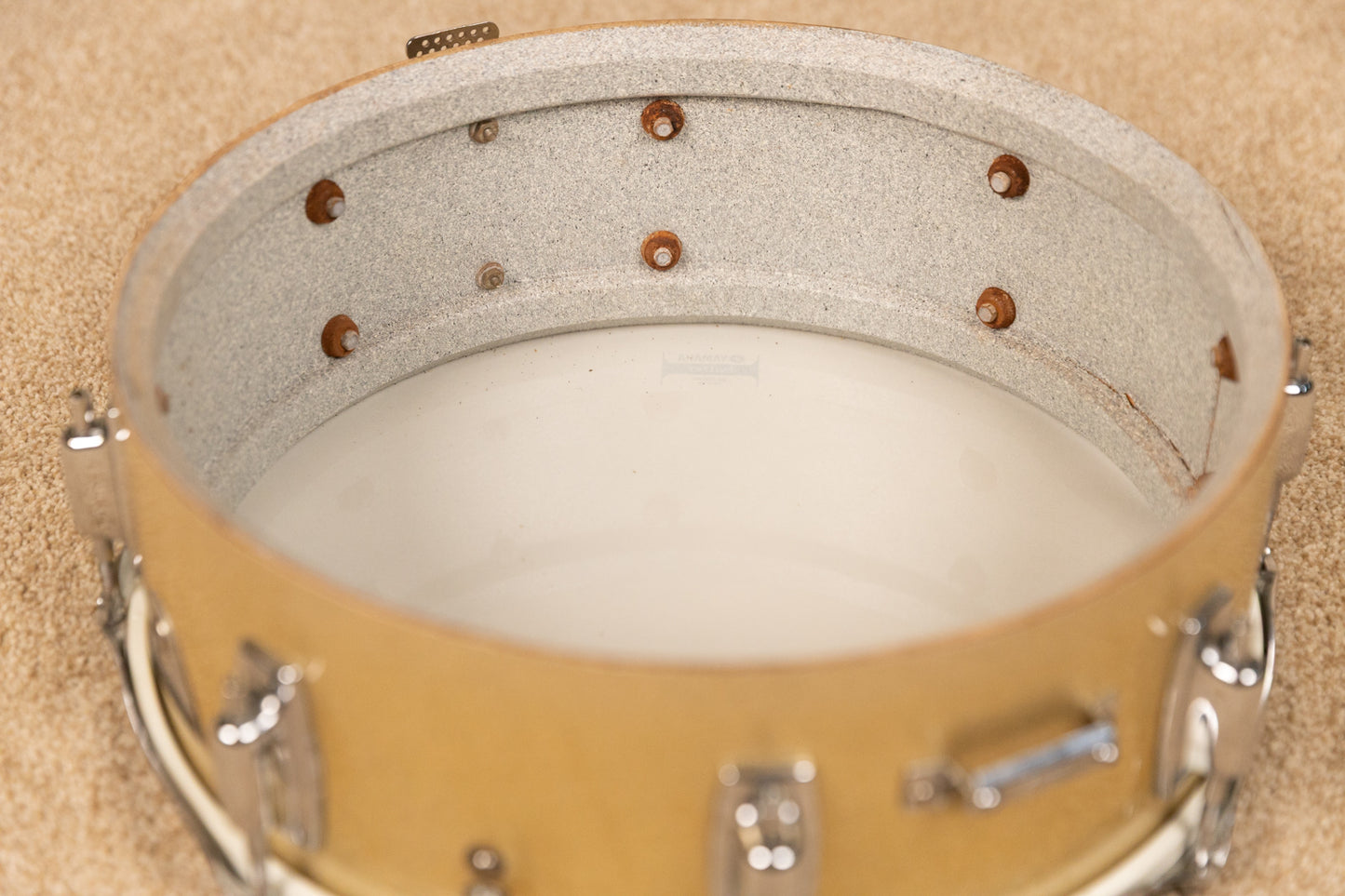 1970s Ludwig 5x14 Standard Silver Mist Snare Drum