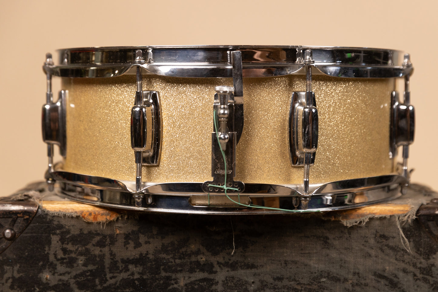 1970s Ludwig 5x14 Standard Silver Mist Snare Drum