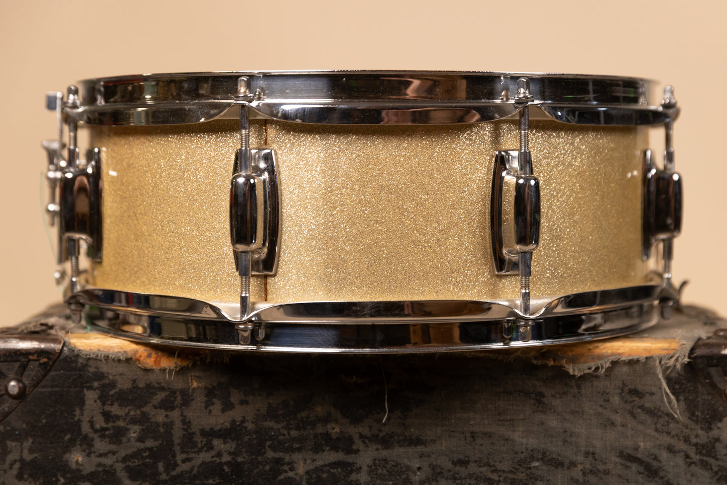 1970s Ludwig 5x14 Standard Silver Mist Snare Drum