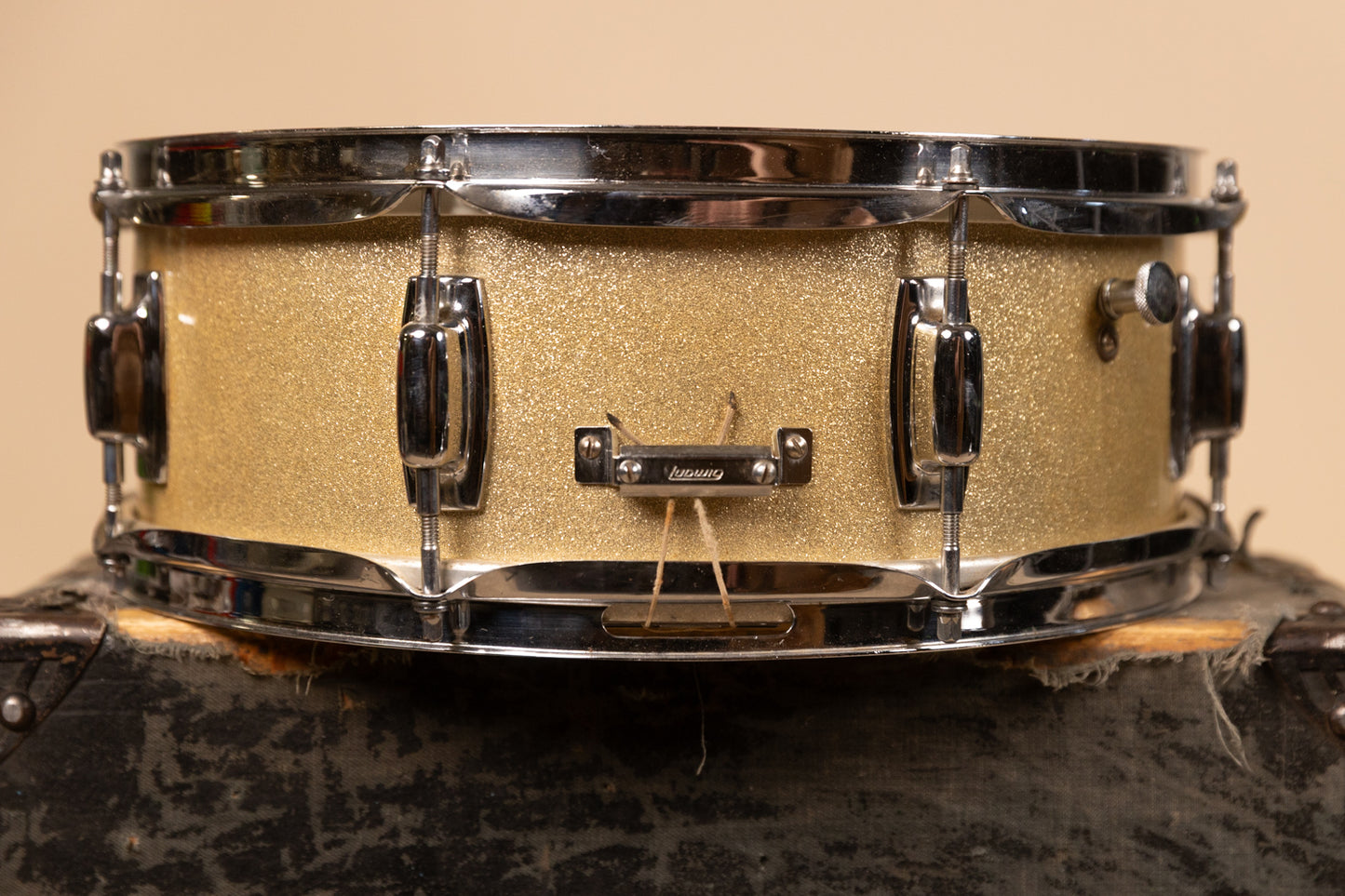 1970s Ludwig 5x14 Standard Silver Mist Snare Drum