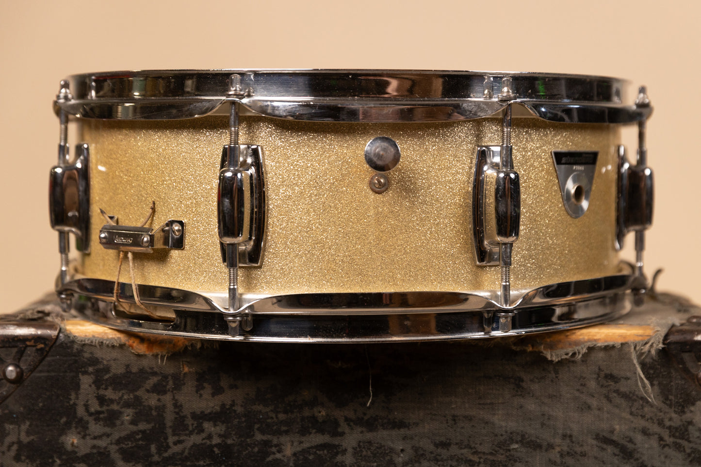 1970s Ludwig 5x14 Standard Silver Mist Snare Drum