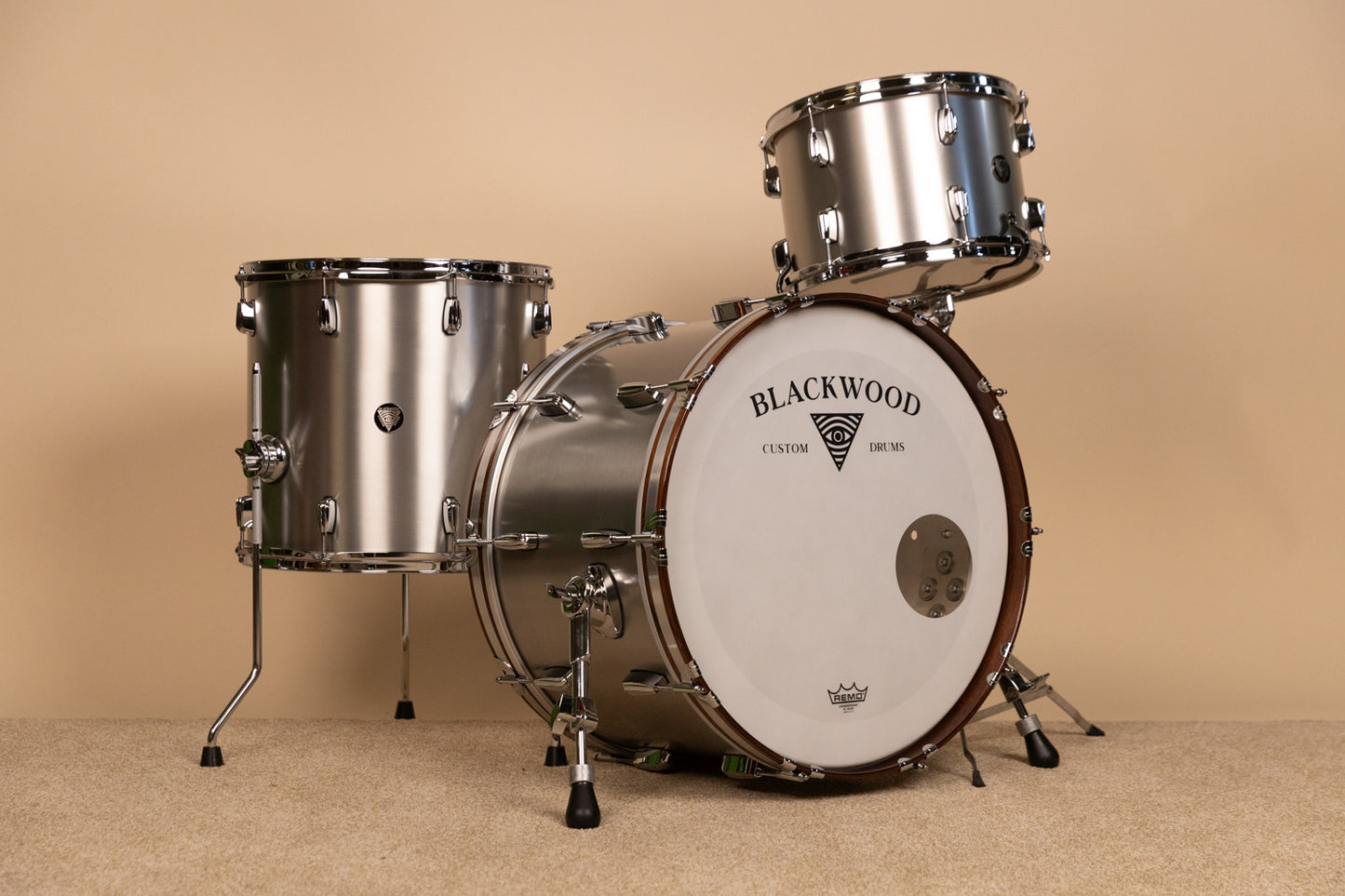 Blackwood Drum Co. Aluminum Drum Set 14x22 9x13 and 15x16