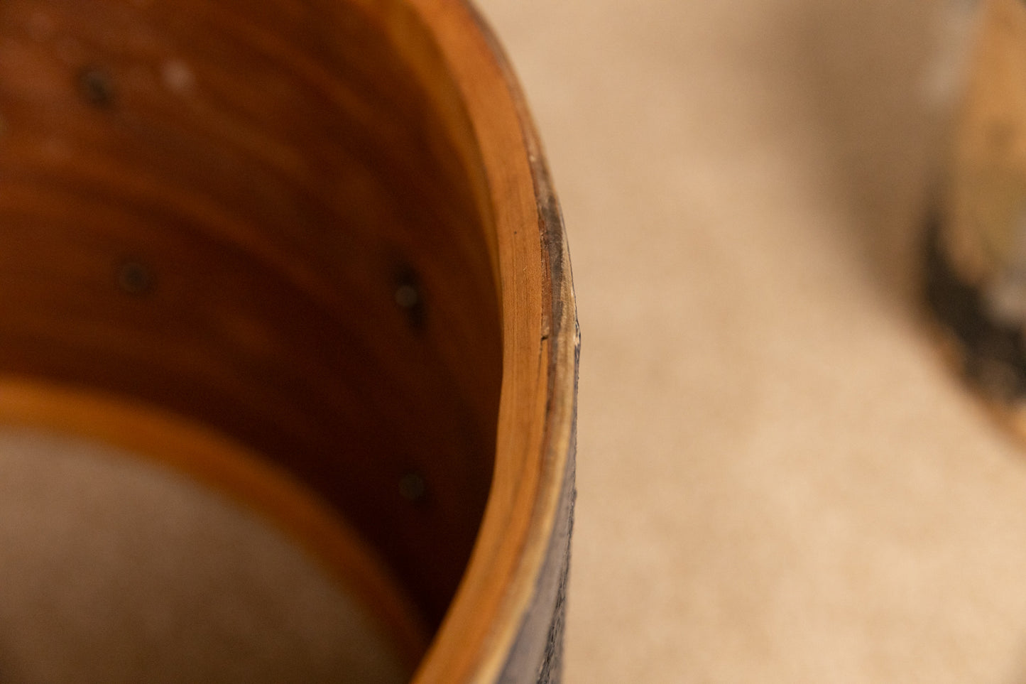 Vintage Ludwig Blue and Silver Duco Drum Set 14x22 and 9x13