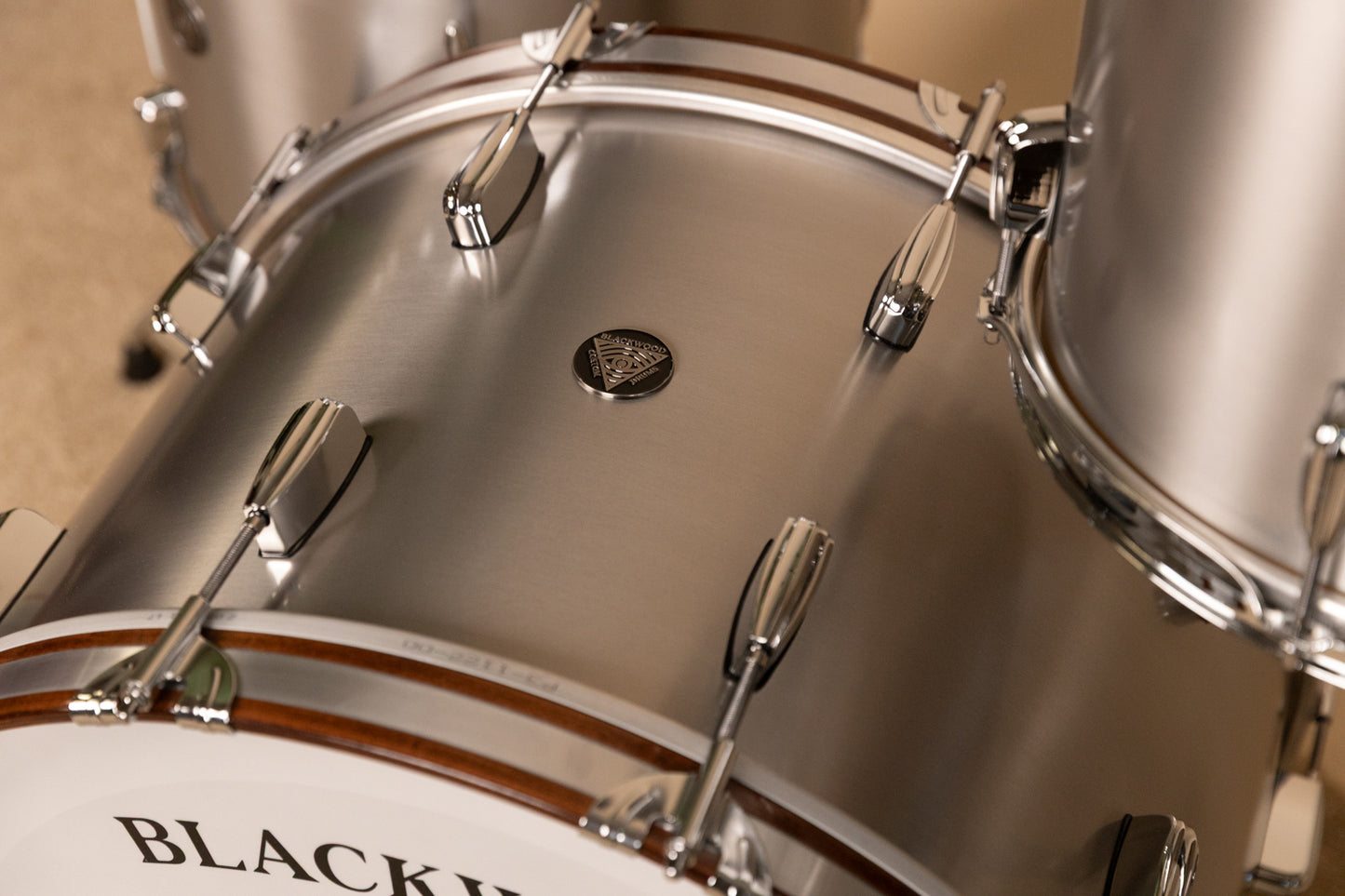Blackwood Drum Co. Aluminum Drum Set 14x22 9x13 and 15x16