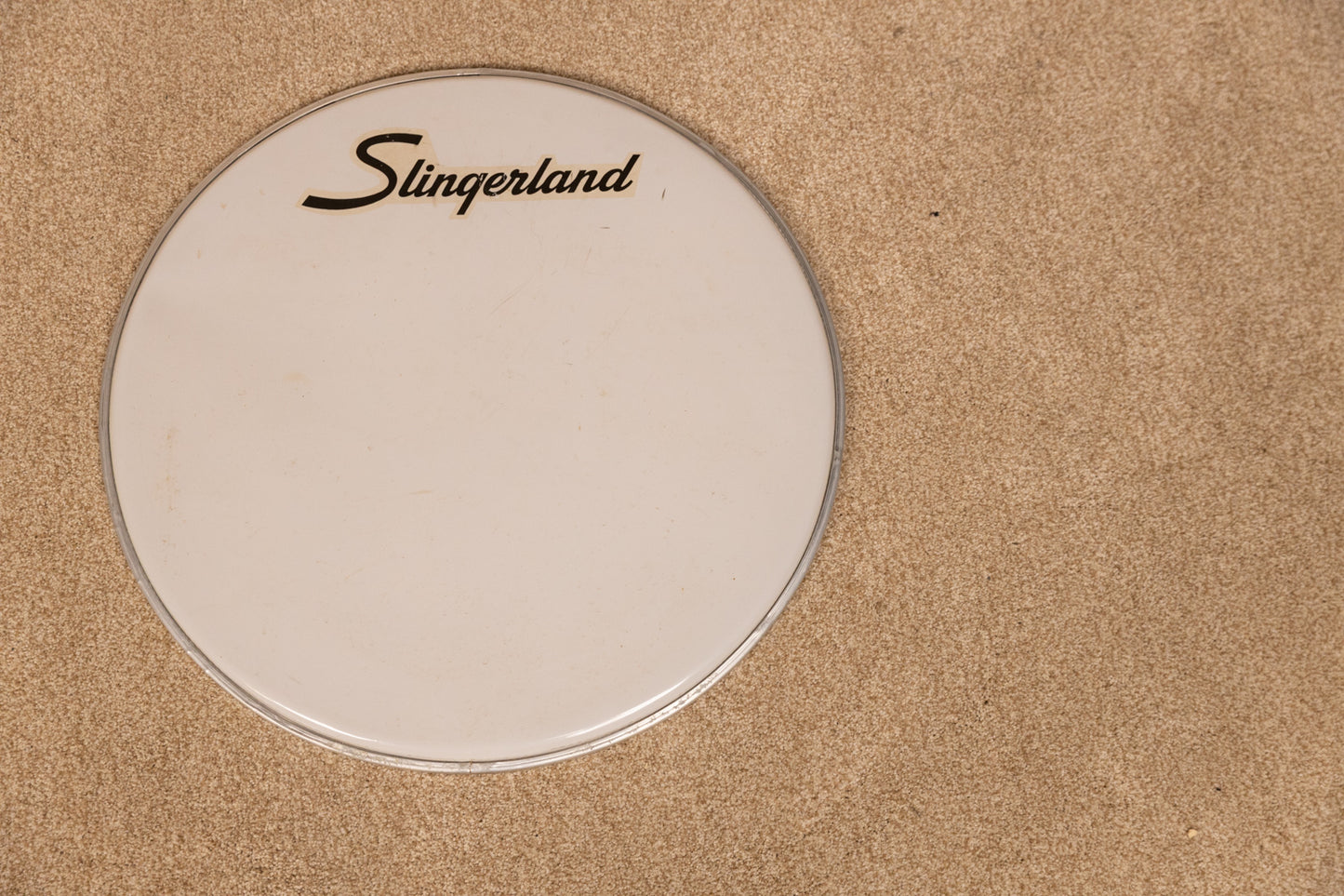 1970s Slingerland 20" Logo Bass Drum Head