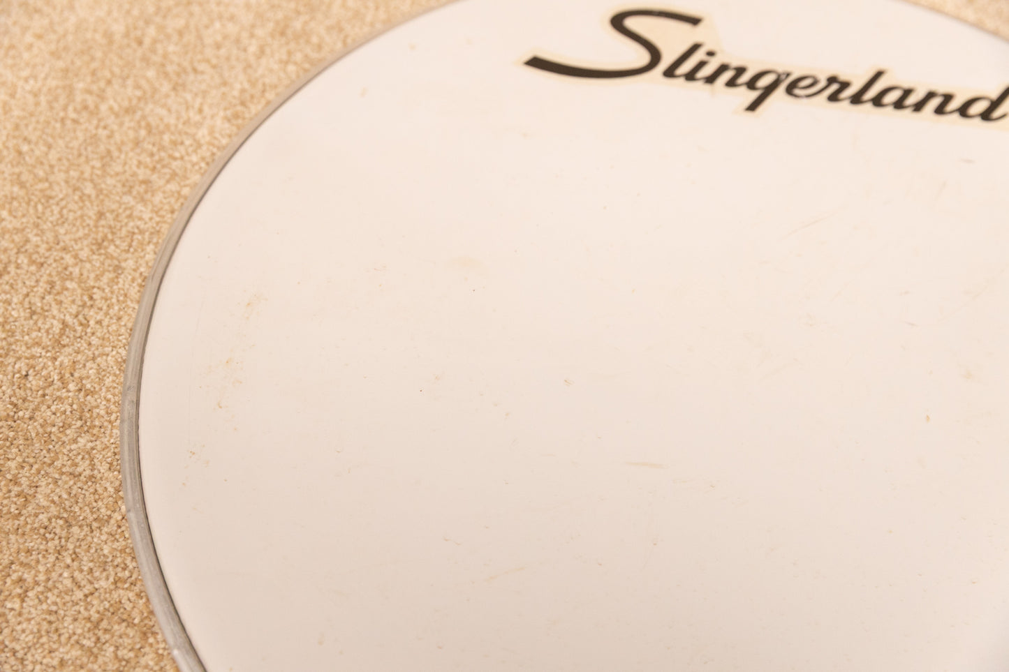 1970s Slingerland 20" Logo Bass Drum Head