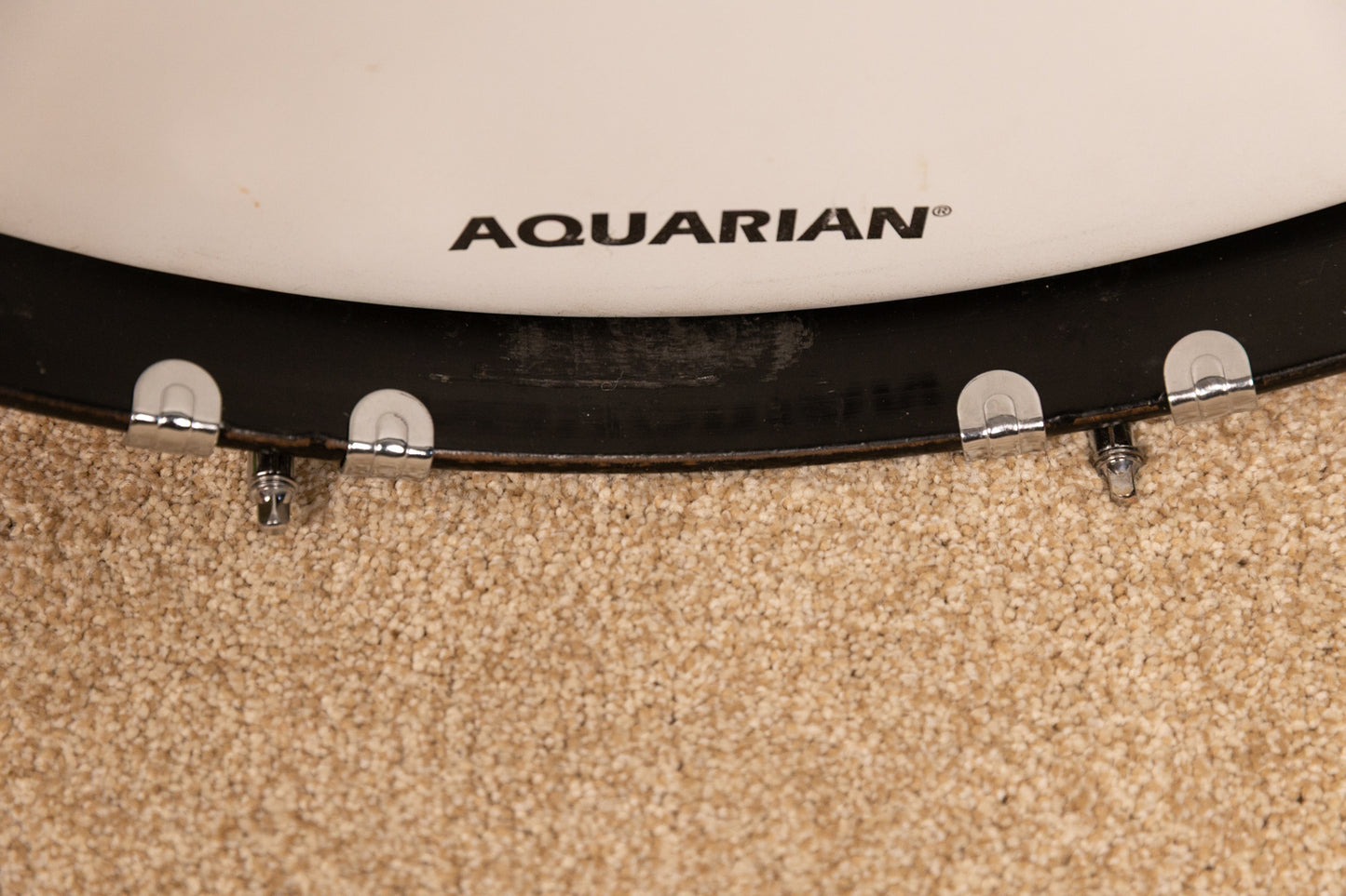 1980s Premier Soundwave Polychromatic Red Drum Set