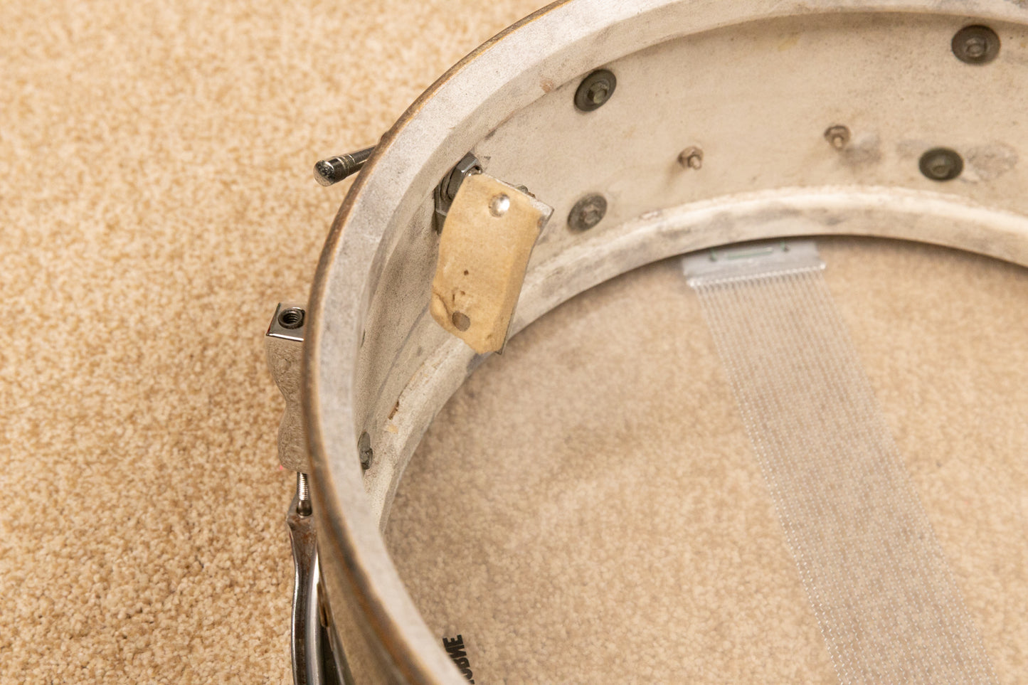1960s Ludwig 5.5x14 Oyster Black Pearl Jazz Festival