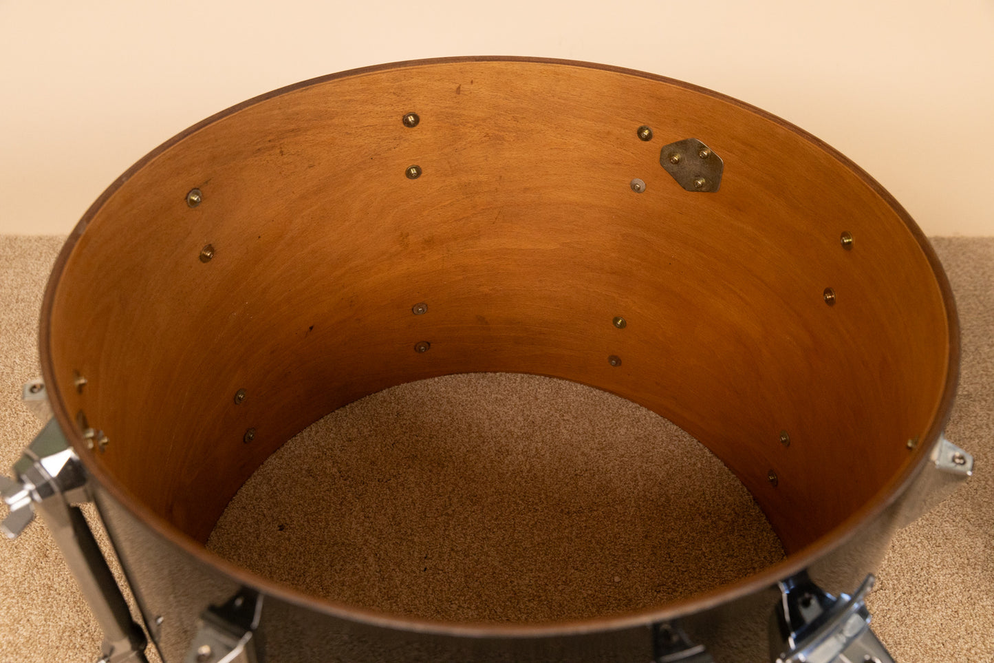 Vintage Yamaha 5000 Jet Black Drum Set 16x24 10x12 and 16x16