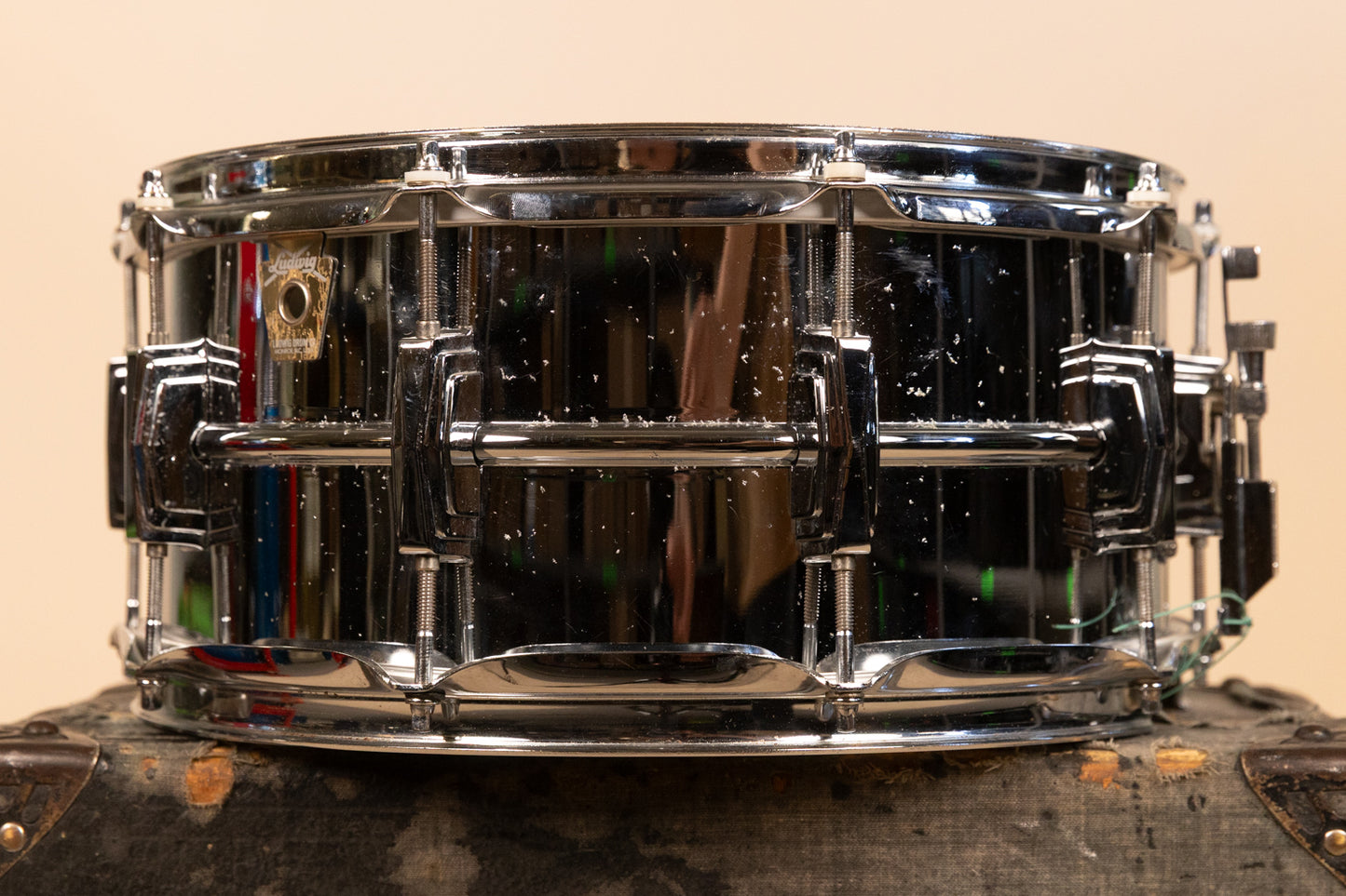1990s Ludwig 6.5x14 LM402 Supraphonic Snare Drum