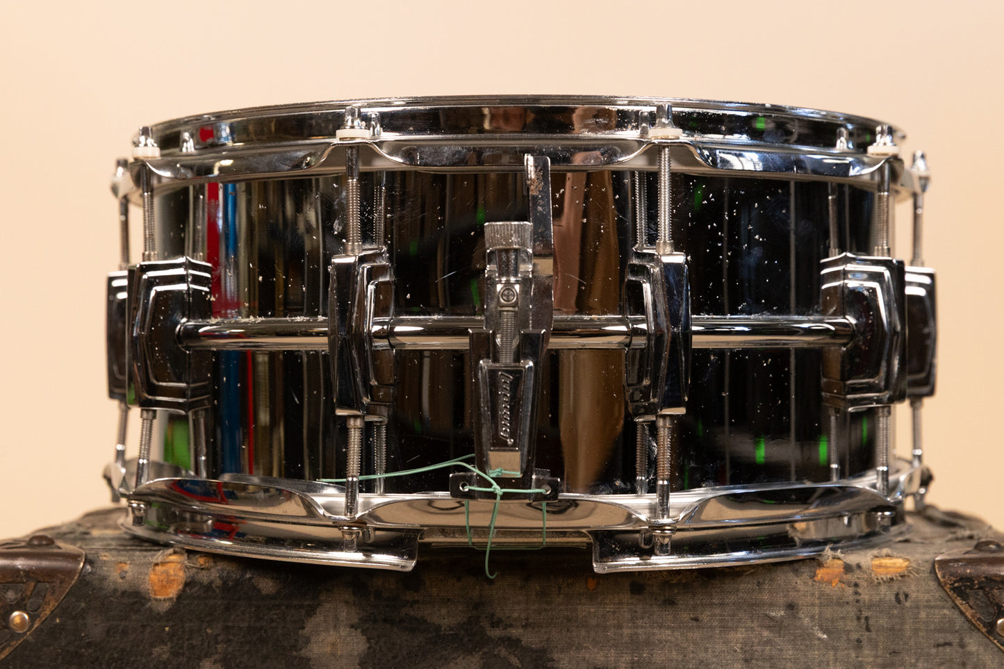 1990s Ludwig 6.5x14 LM402 Supraphonic Snare Drum