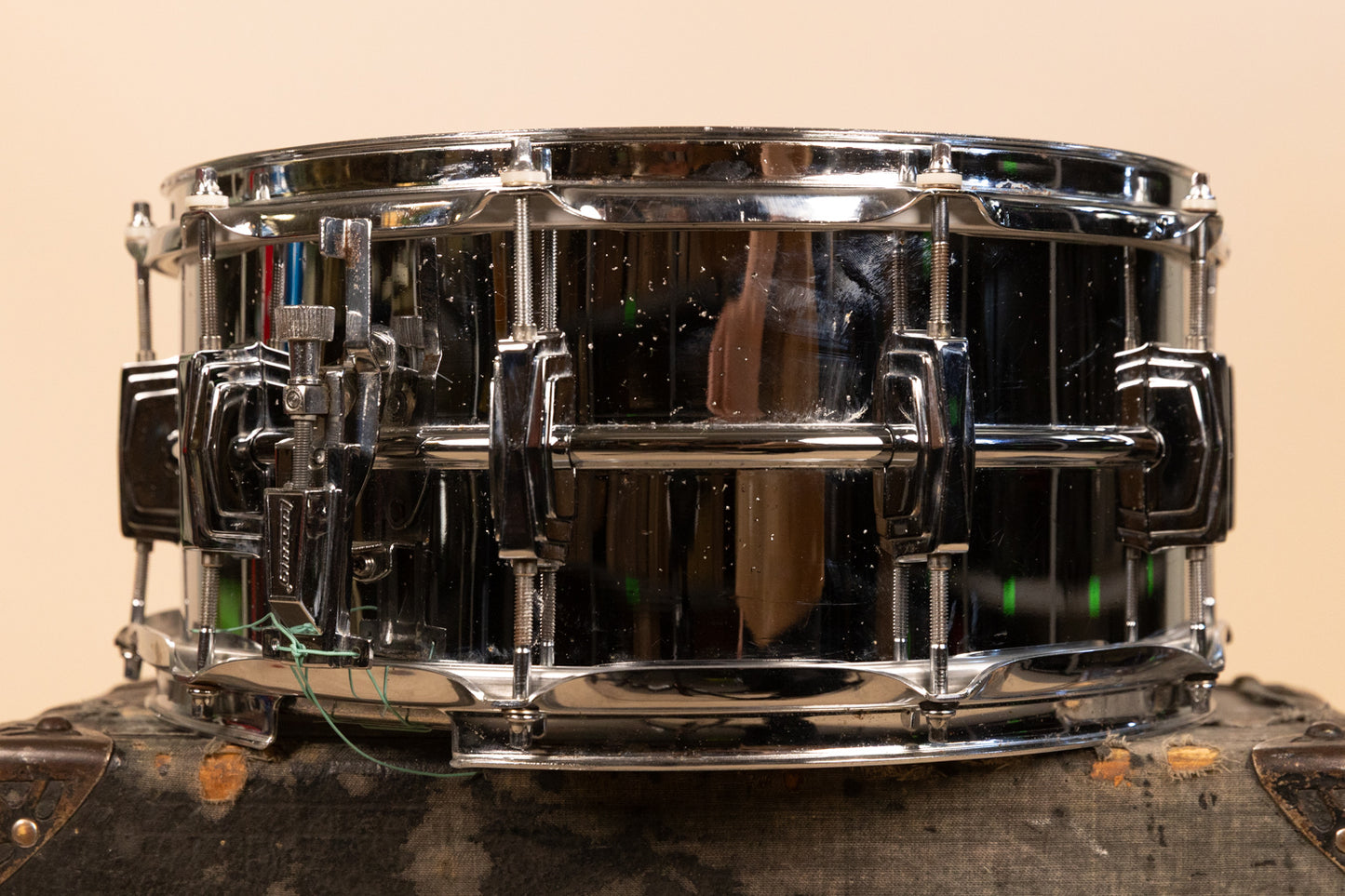 1990s Ludwig 6.5x14 LM402 Supraphonic Snare Drum