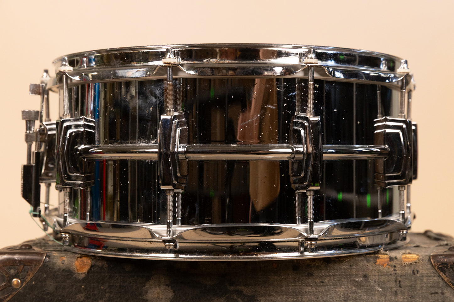 1990s Ludwig 6.5x14 LM402 Supraphonic Snare Drum