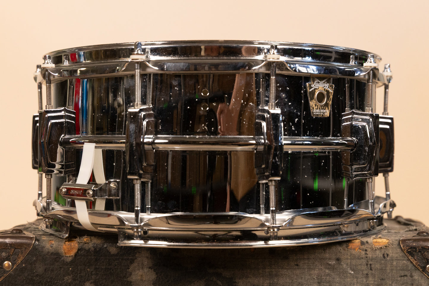 1990s Ludwig 6.5x14 LM402 Supraphonic Snare Drum