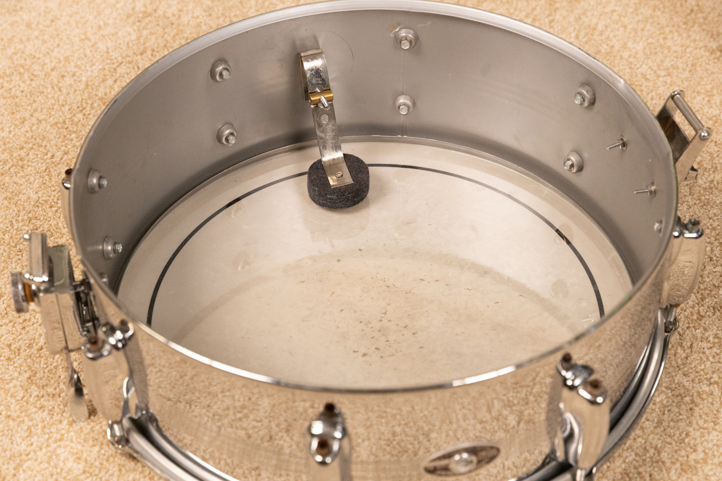 1990s Ludwig 6.5x14 LM402 Supraphonic Snare Drum