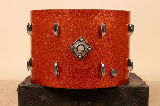 1960s Gretsch 14x20 Tangerine Sparkle Bass Drum Shell