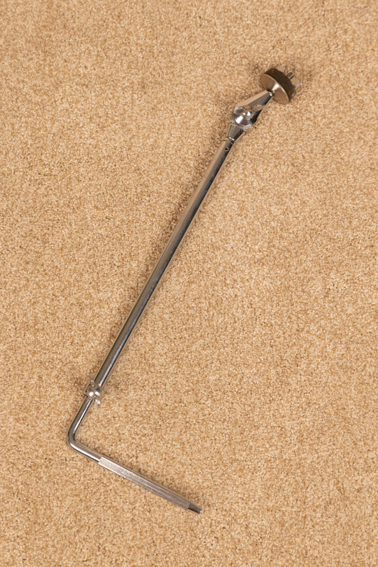 1970s Ludwig Chrome Cymbal L-Arm Mount #1372