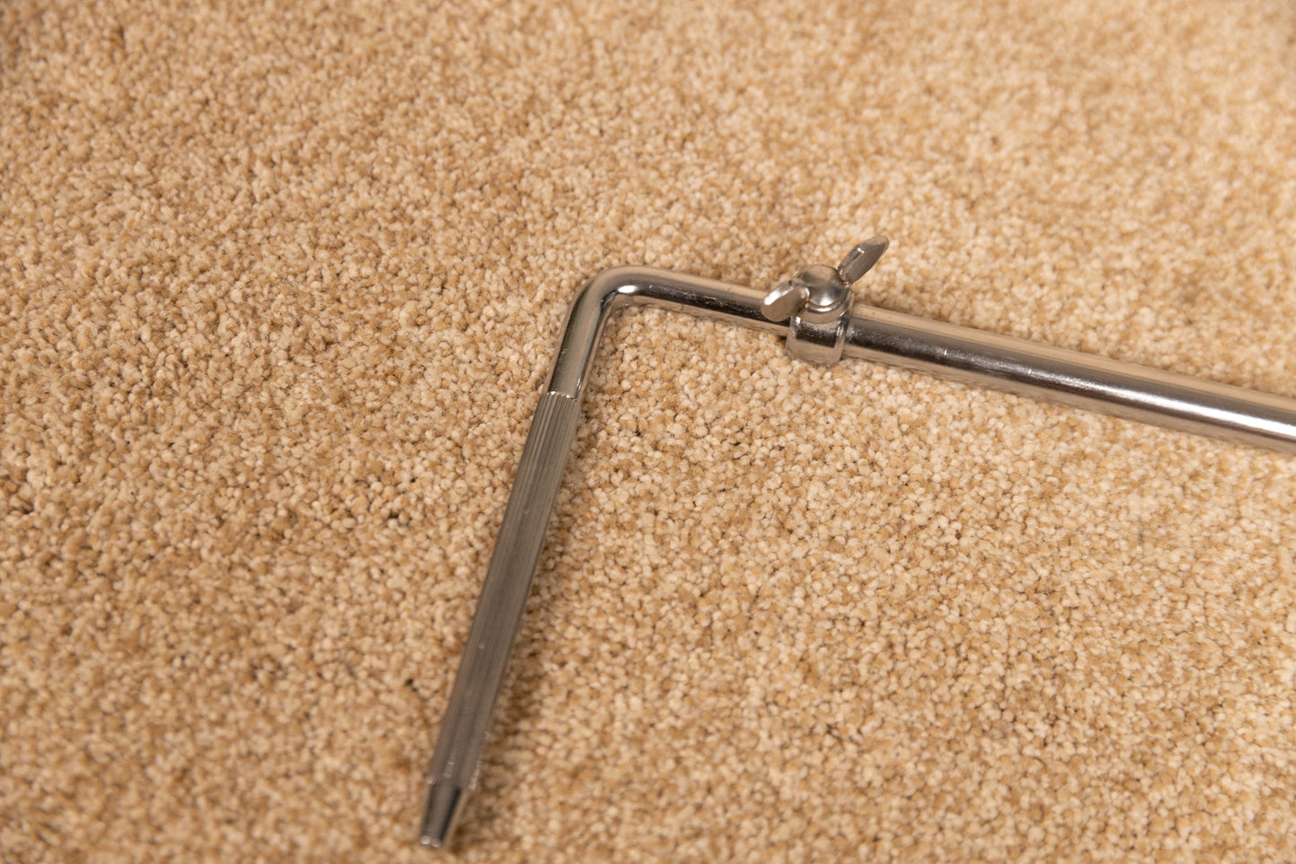 1970s Ludwig Chrome Cymbal L-Arm Mount #1372