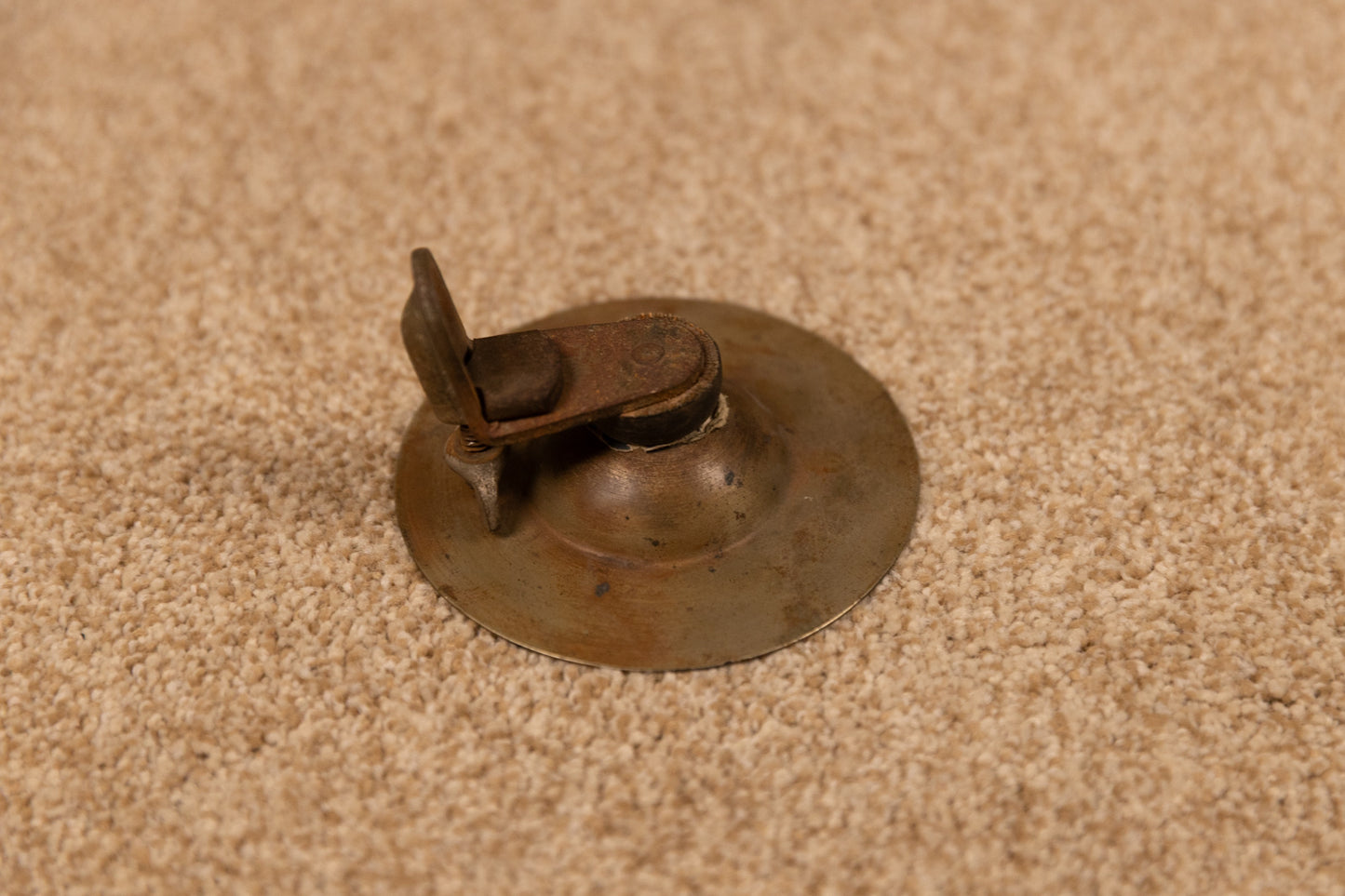 Vintage Leedy Egyptian 4" Cymbal and Holder