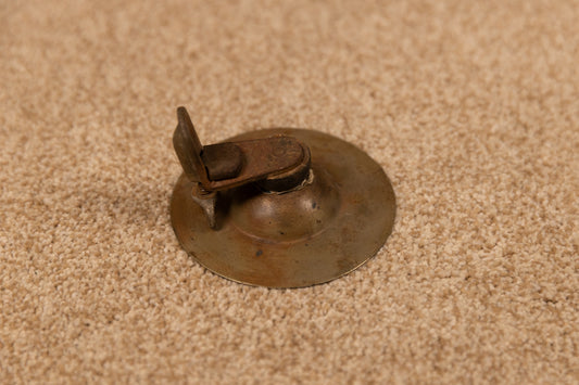 Vintage Leedy Egyptian 4" Cymbal and Holder