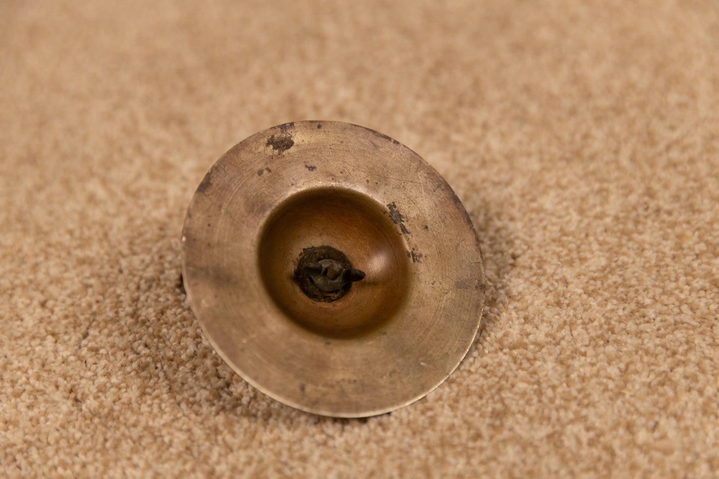 Vintage Leedy Egyptian 4" Cymbal and Holder