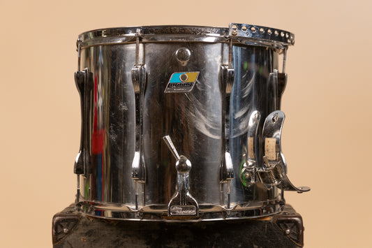 1970s Ludwig 12x15 Challenger II Metal Parade Snare Drum