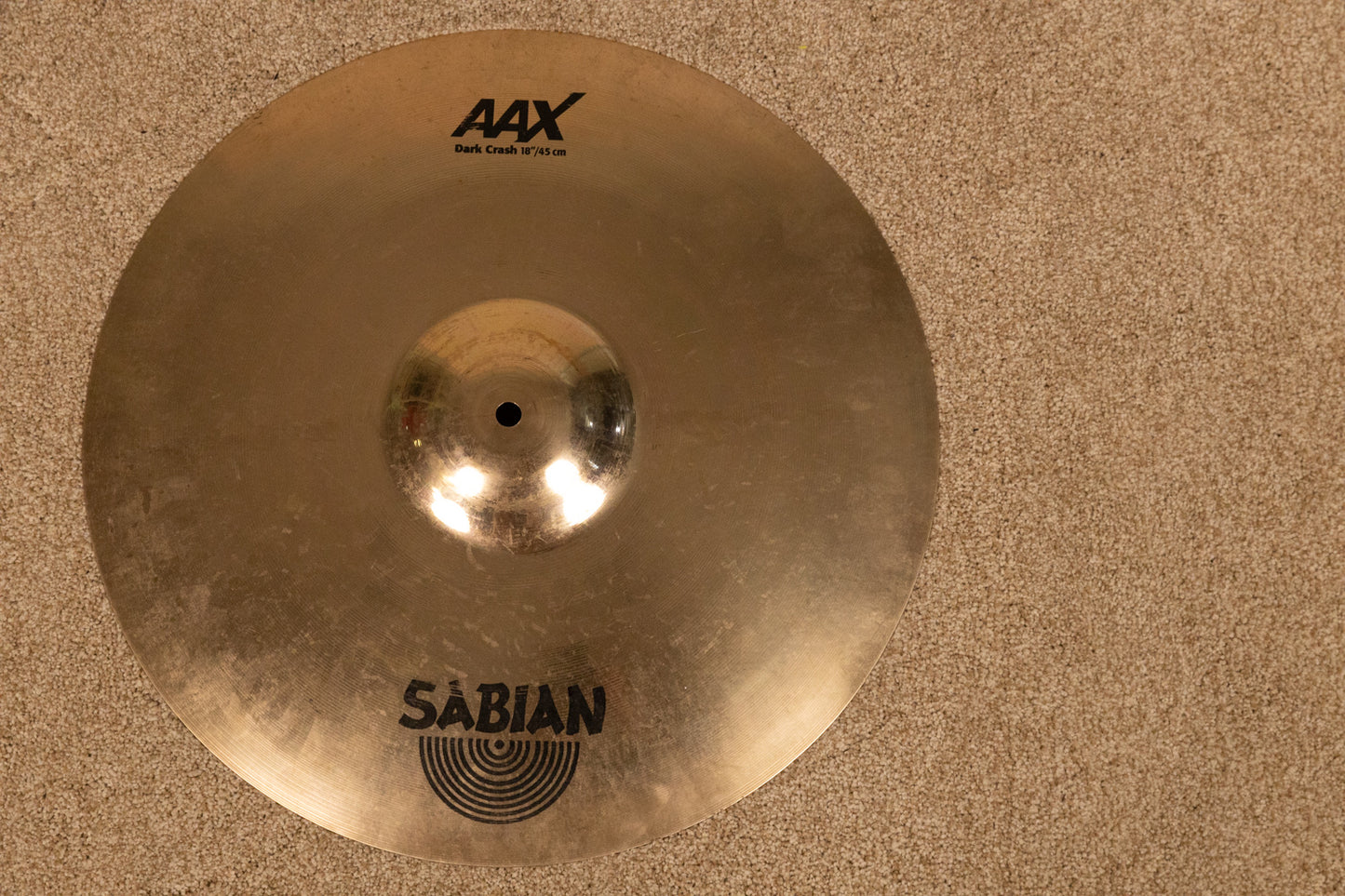 Sabian 18" AAX Dark Crash Cymbal 1424g