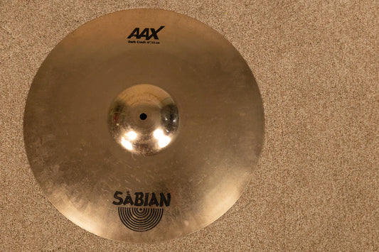 Sabian 18" AAX Dark Crash Cymbal 1424g