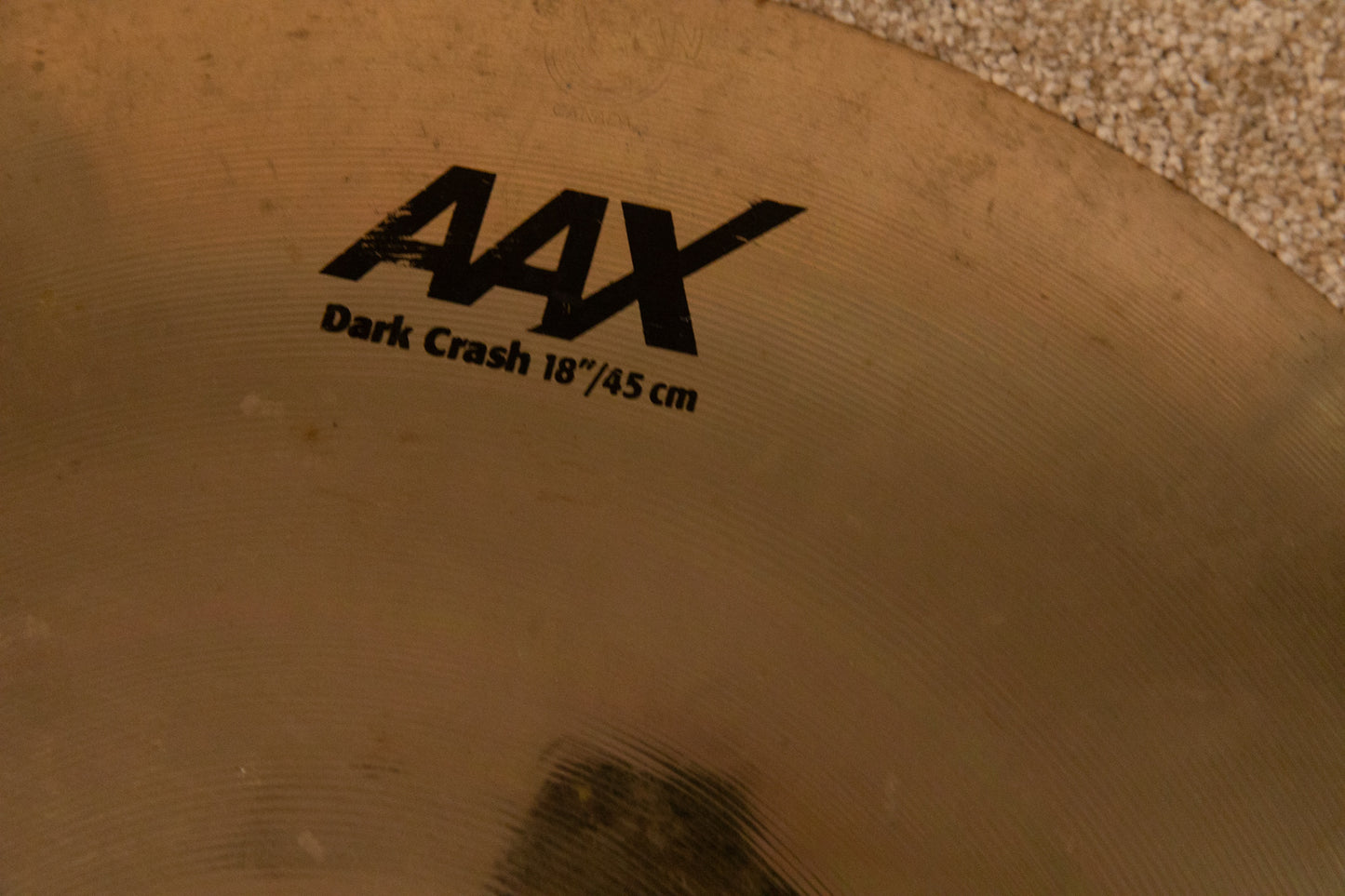 Sabian 18" AAX Dark Crash Cymbal 1424g