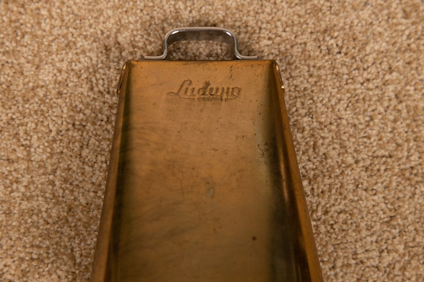 Vintage Ludwig 5" Goldentone Cowbell