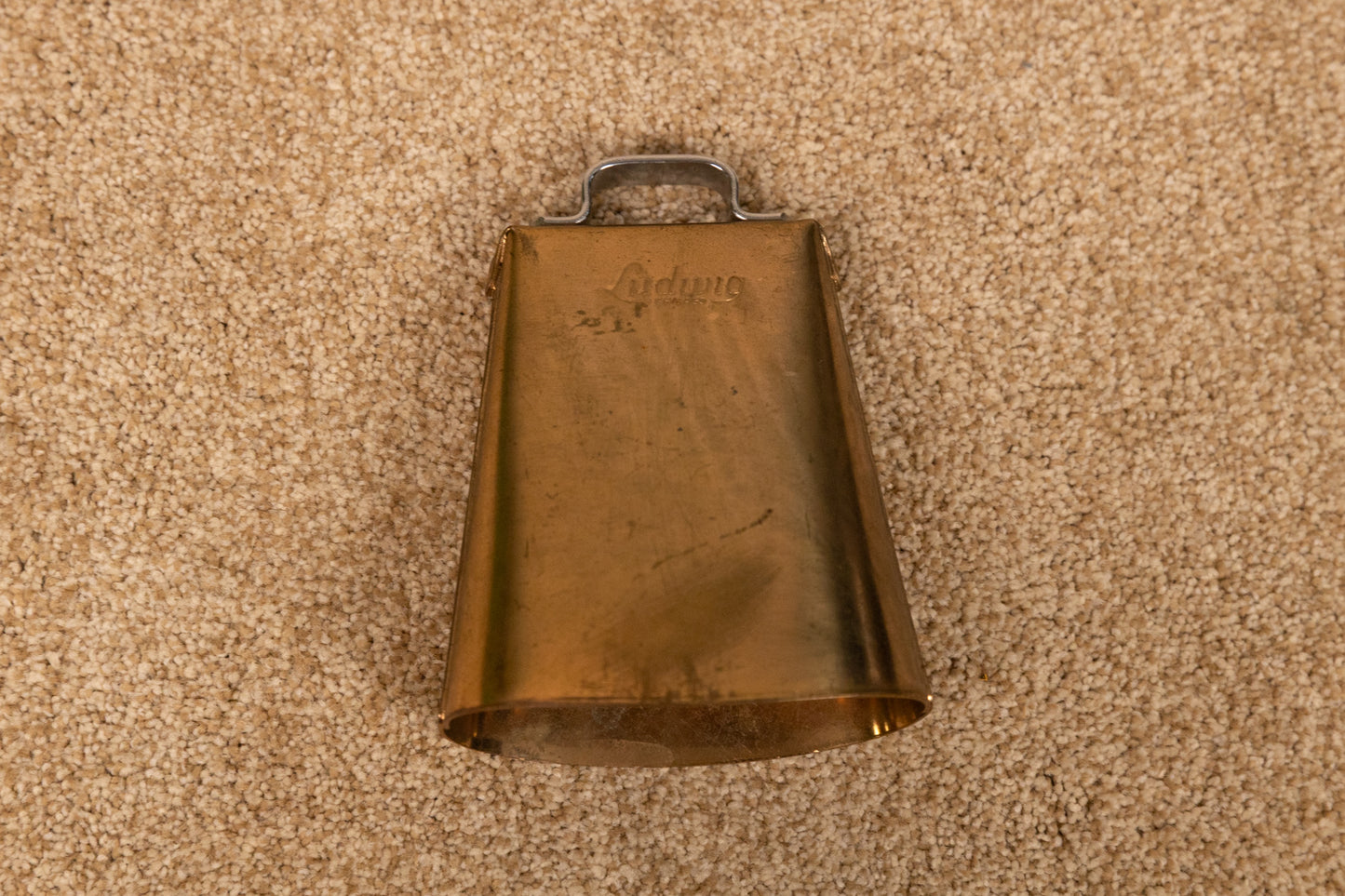 Vintage Ludwig 5" Goldentone Cowbell