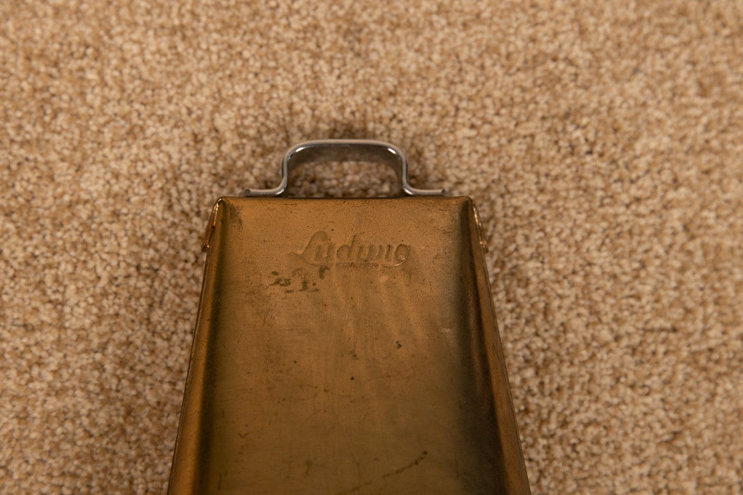 Vintage Ludwig 5" Goldentone Cowbell