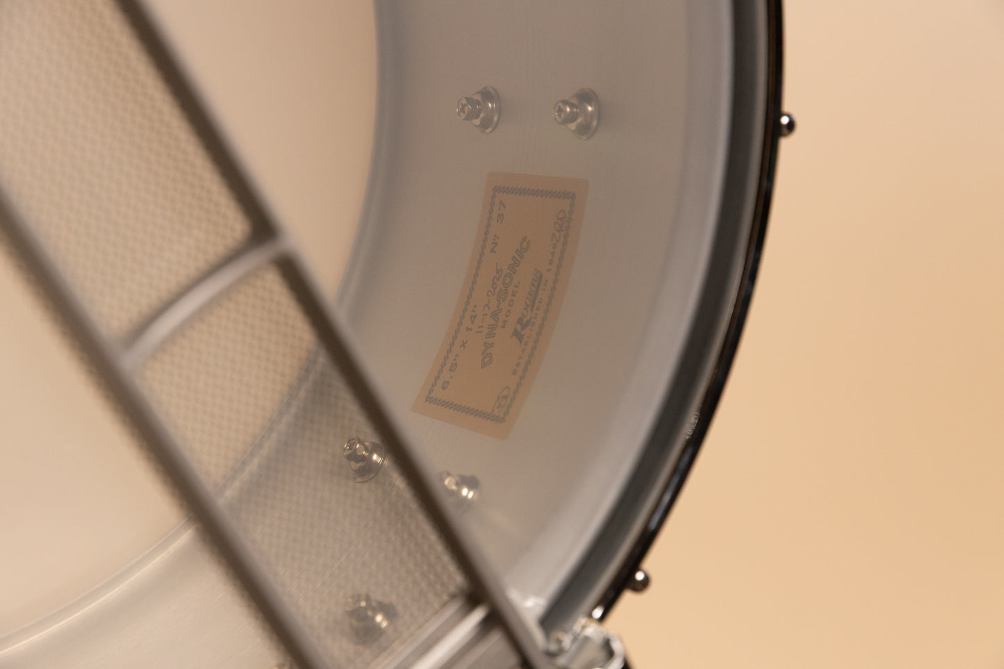 Rogers 6.5x14 Dyna-Sonic 7-Line Aluminum Snare Drum
