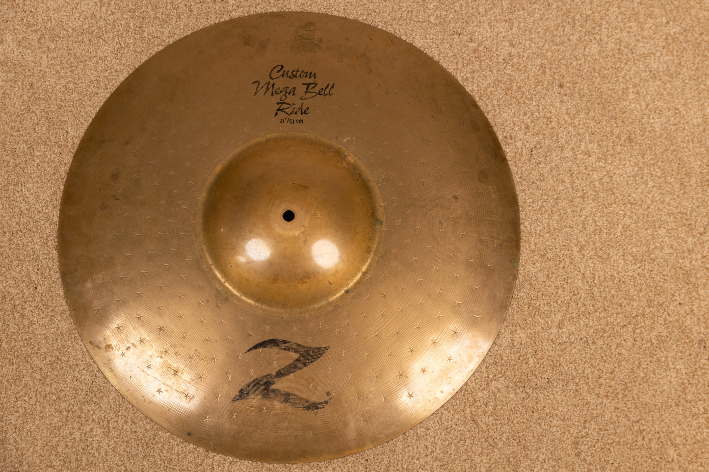1990s Zildjian Z 21" Megabell Ride Cymbal 3903g