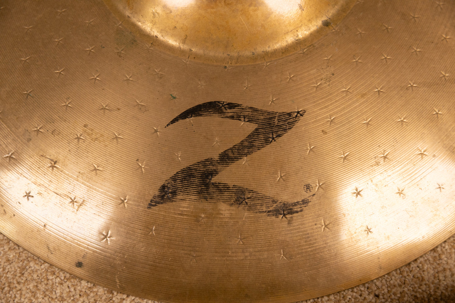 1990s Zildjian Z 21" Megabell Ride Cymbal 3903g