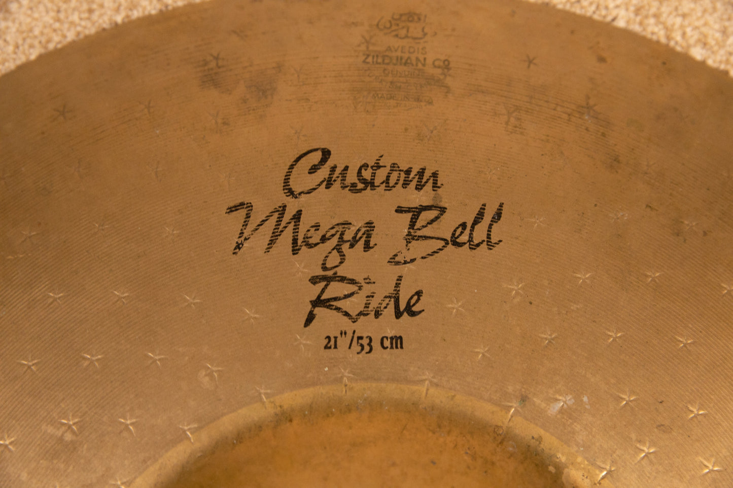 1990s Zildjian Z 21" Megabell Ride Cymbal 3903g