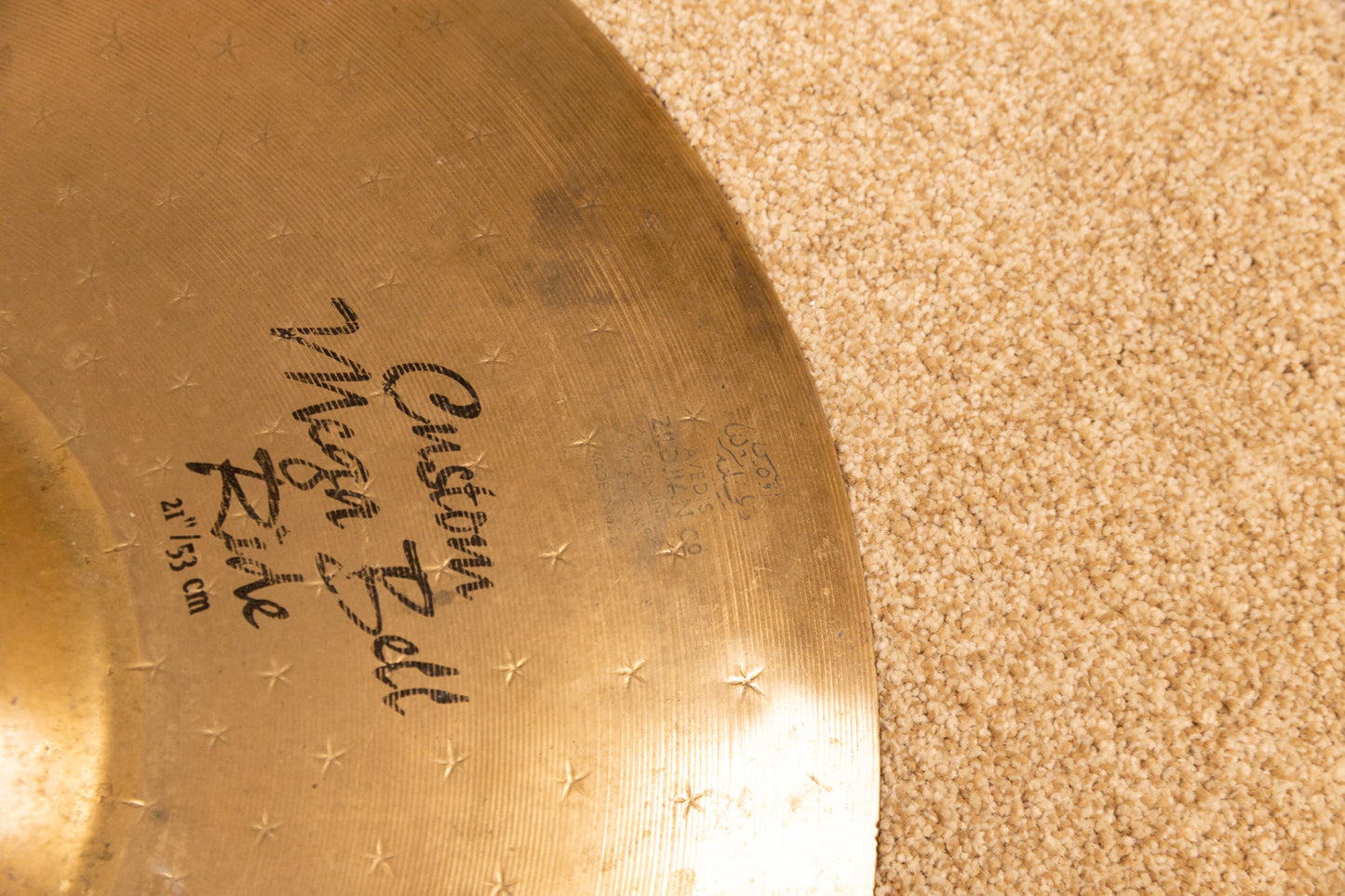 1990s Zildjian Z 21" Megabell Ride Cymbal 3903g