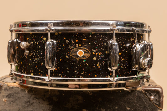 1960s Slingerland 5x14 Mardi Gras Artist Snare Drum
