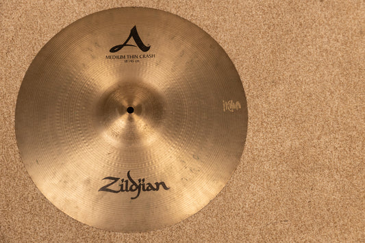 2016 Zildjian A 18" Medium Thin Crash Cymbal 1365g