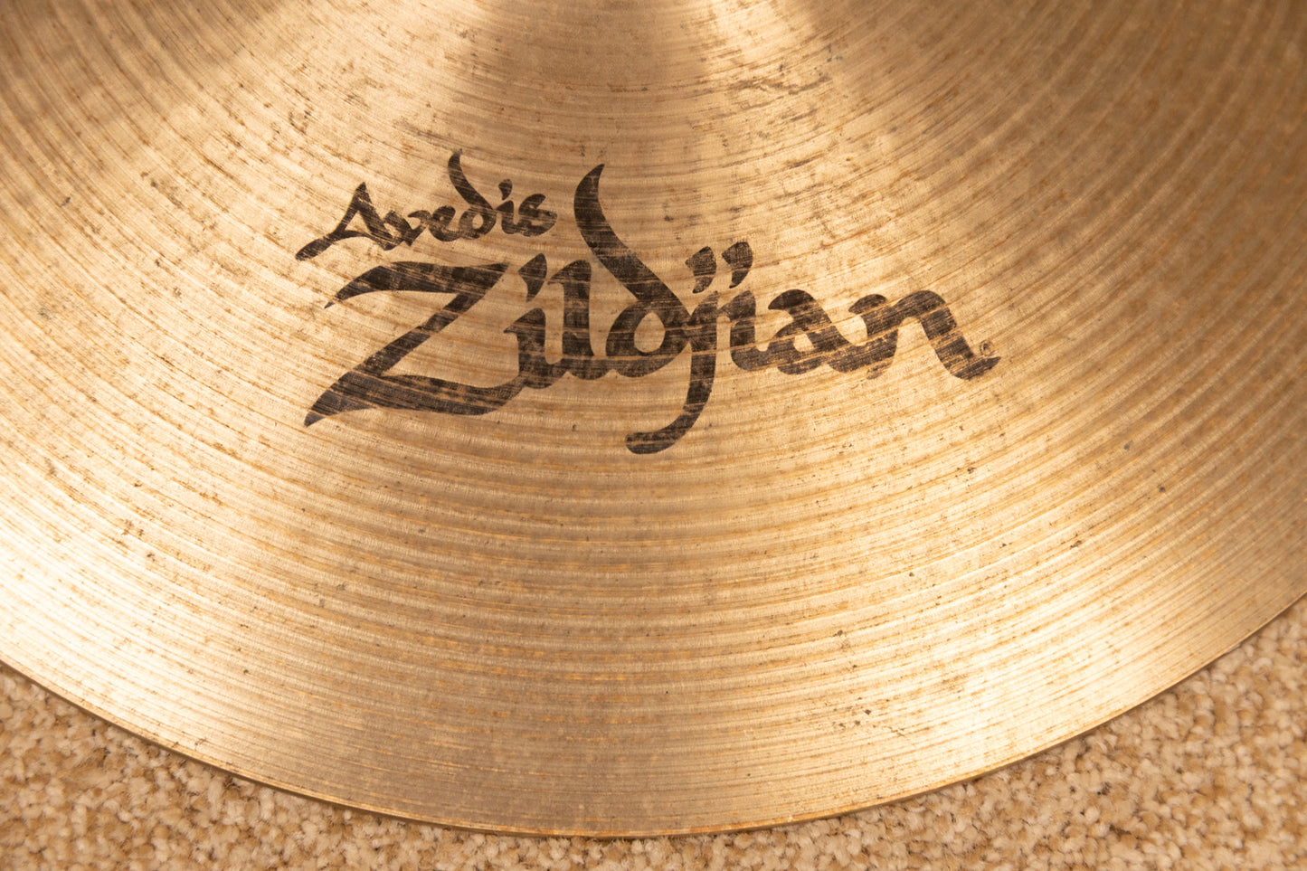 1990s Zildjian A 14" New Beat Hi Hat Bottom Cymbal 1438g