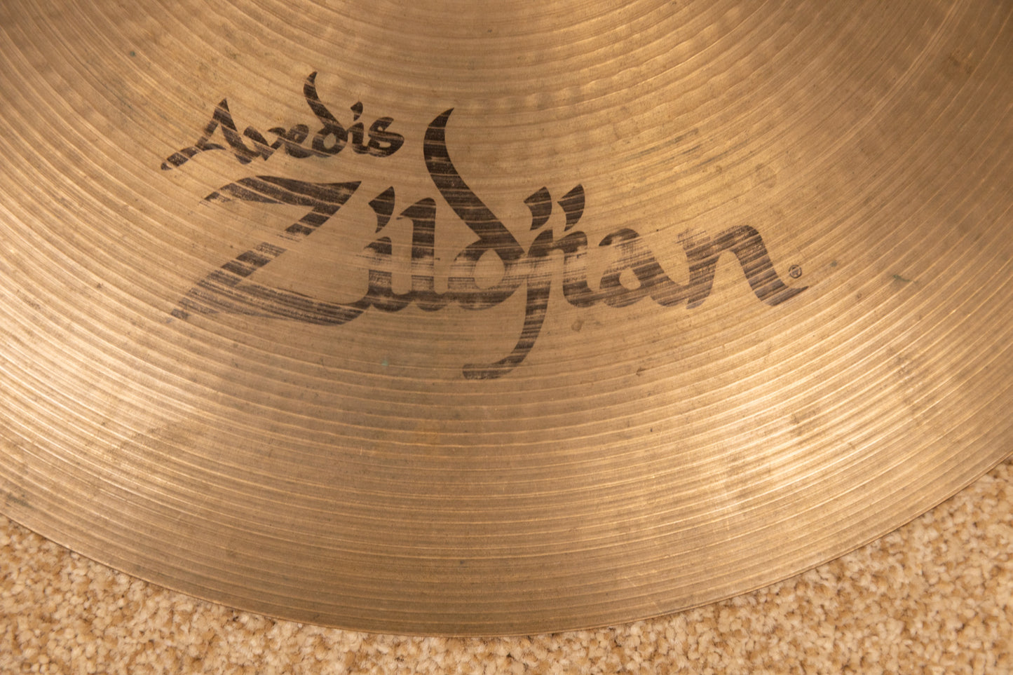 1990s Zildjian A 16" Medium Thin Crash Cymbal 1104g