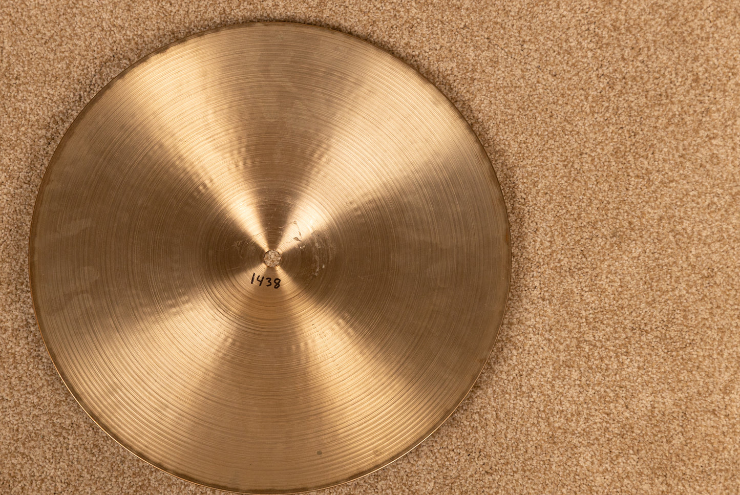 1990s Zildjian A 14" New Beat Hi Hat Bottom Cymbal 1438g