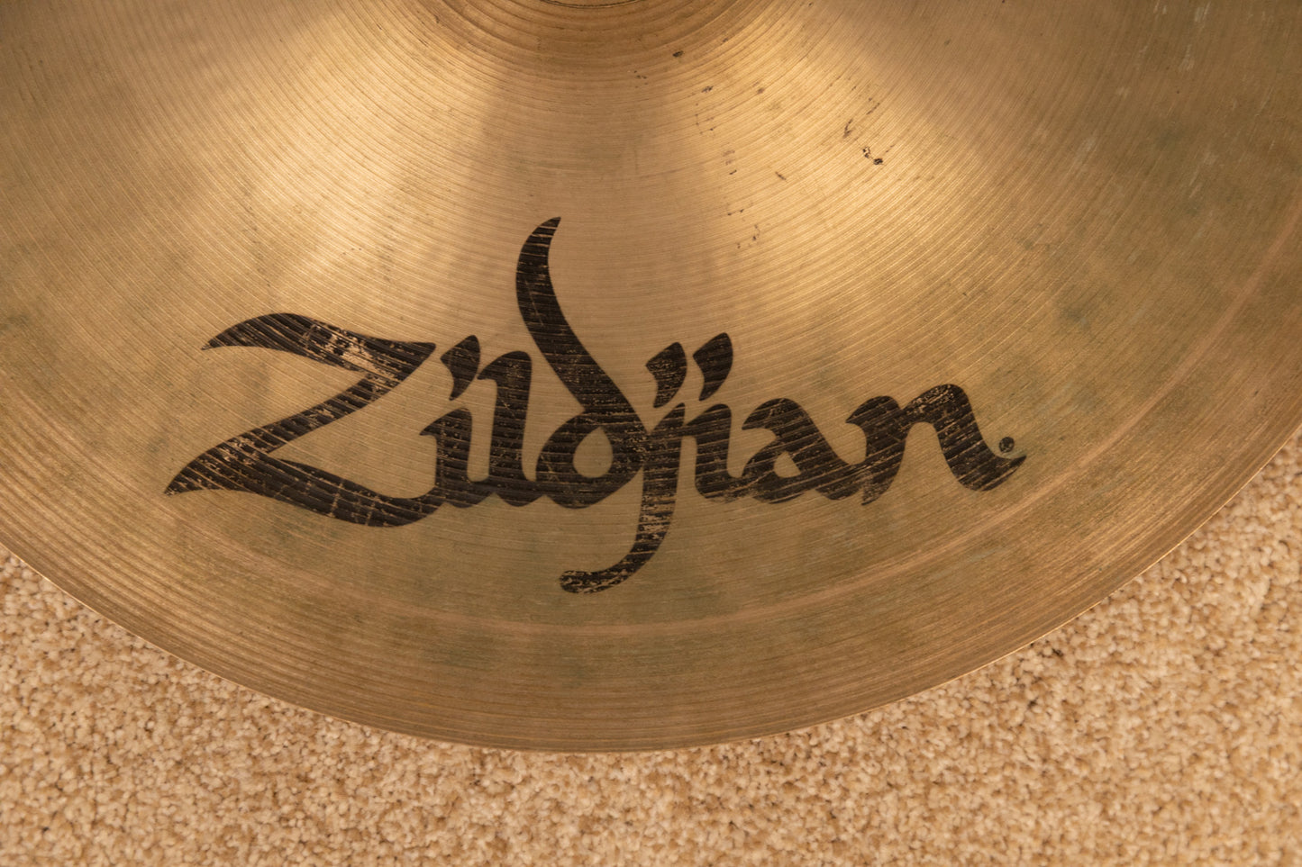 1990s Zildjian A 16" Medium Thin Crash Cymbal 1104g