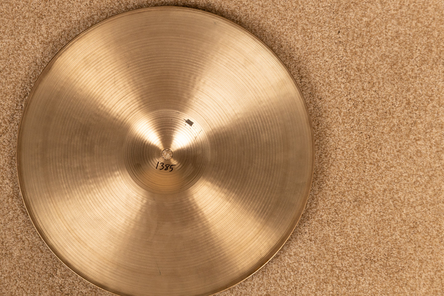1990s Zildjian A 14" New Beat Hi Hat Bottom Cymbal 1385g