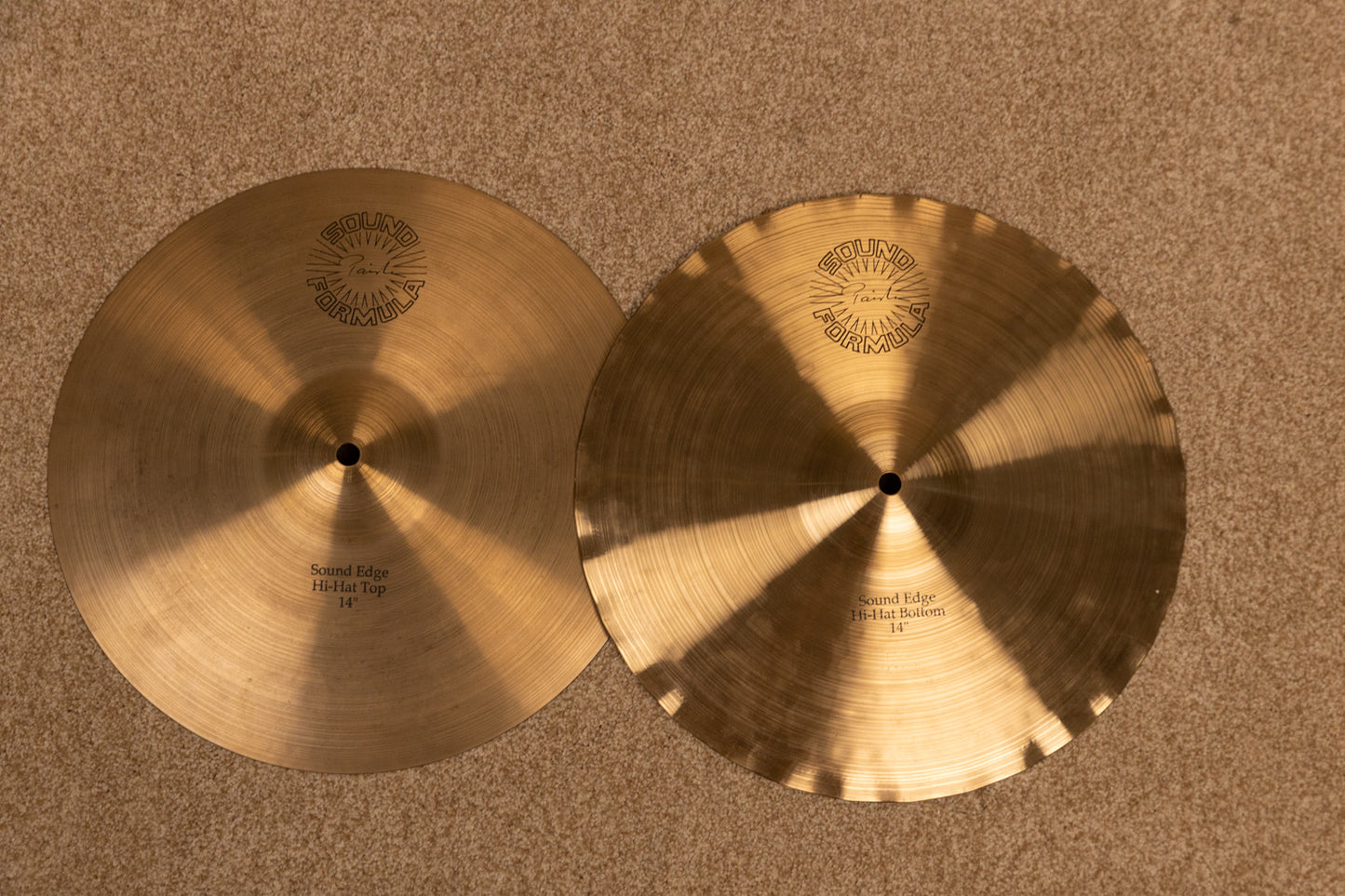 Paiste 14" Sound Formula Sound Edge Hi Hat Cymbals 1019g 1041g
