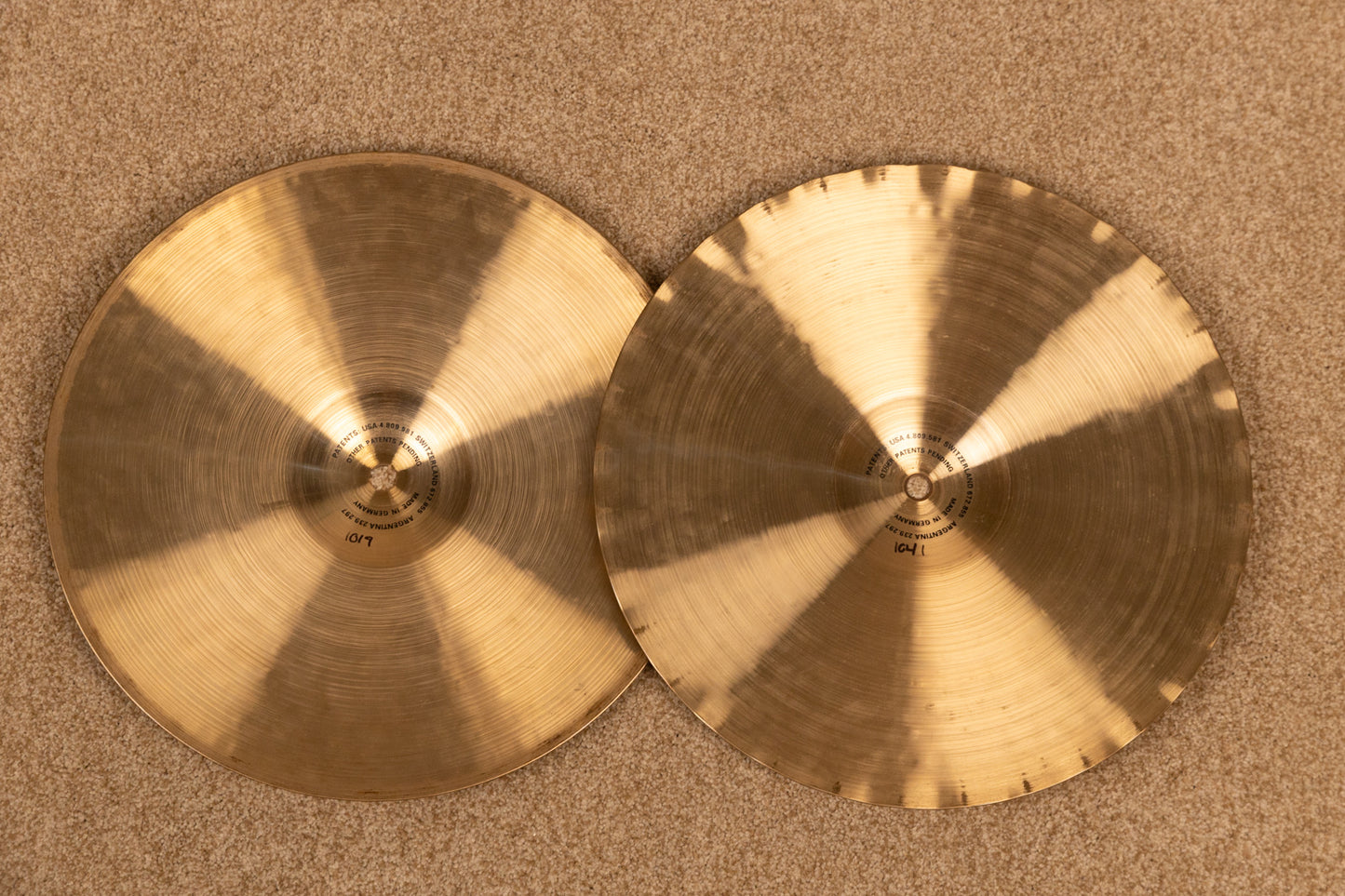 Paiste 14" Sound Formula Sound Edge Hi Hat Cymbals 1019g 1041g