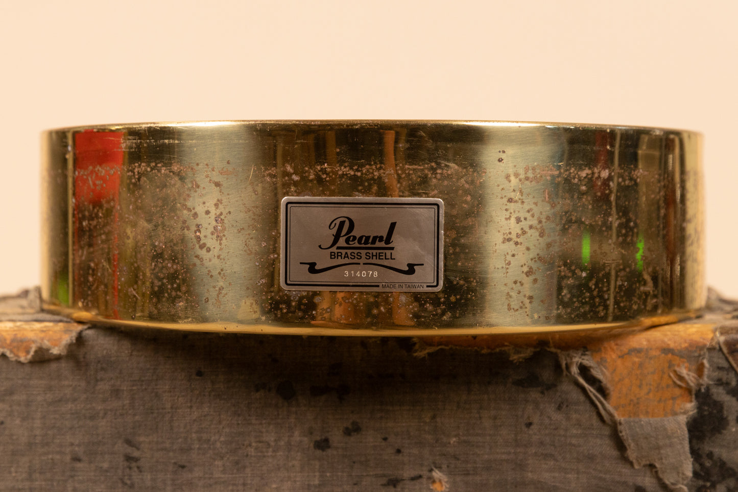 1990s Pearl Free Floating 14" Brass Shell
