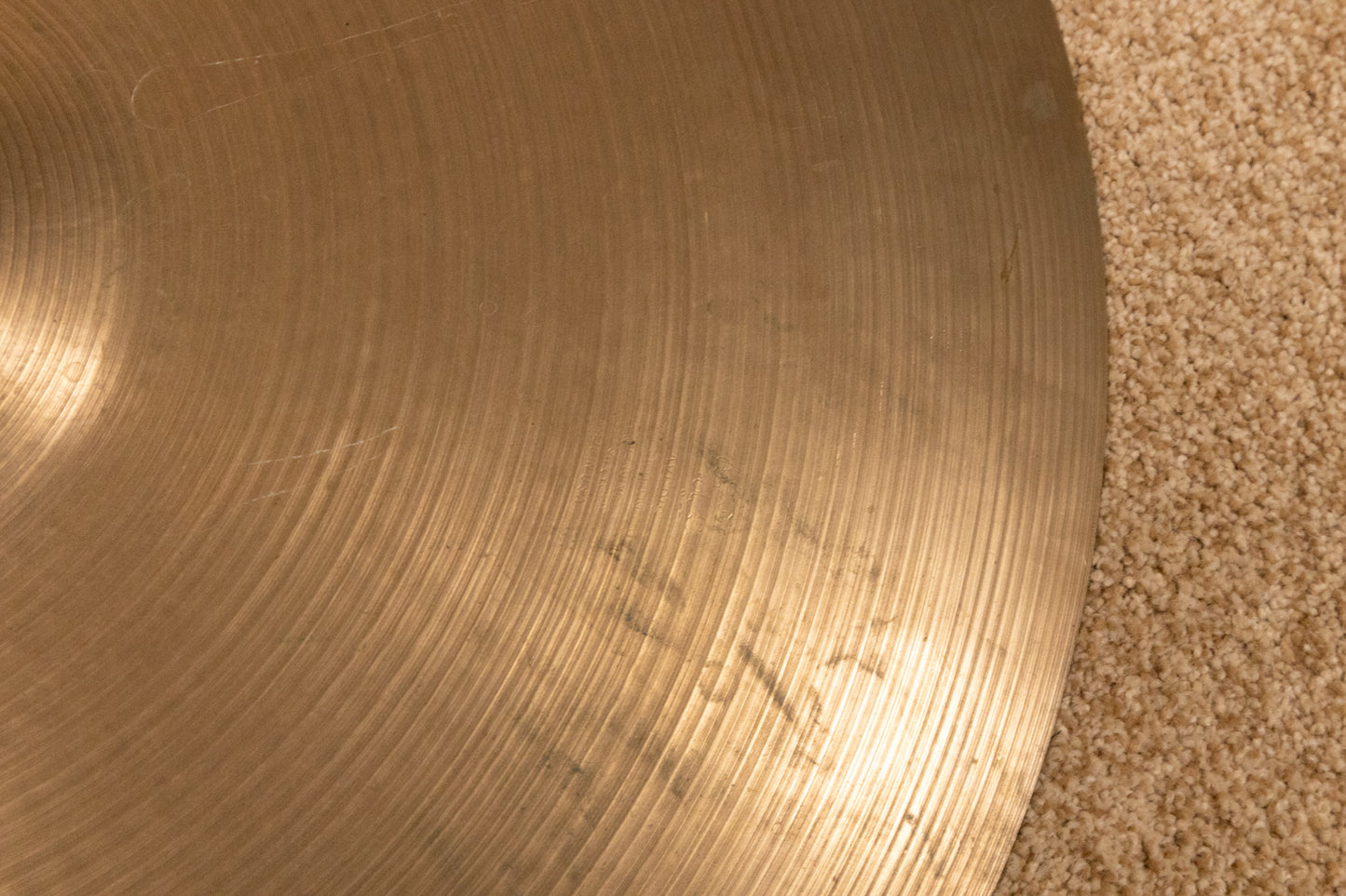 1970s Zildjian 21" A Ride Medium Cymbal 2879g